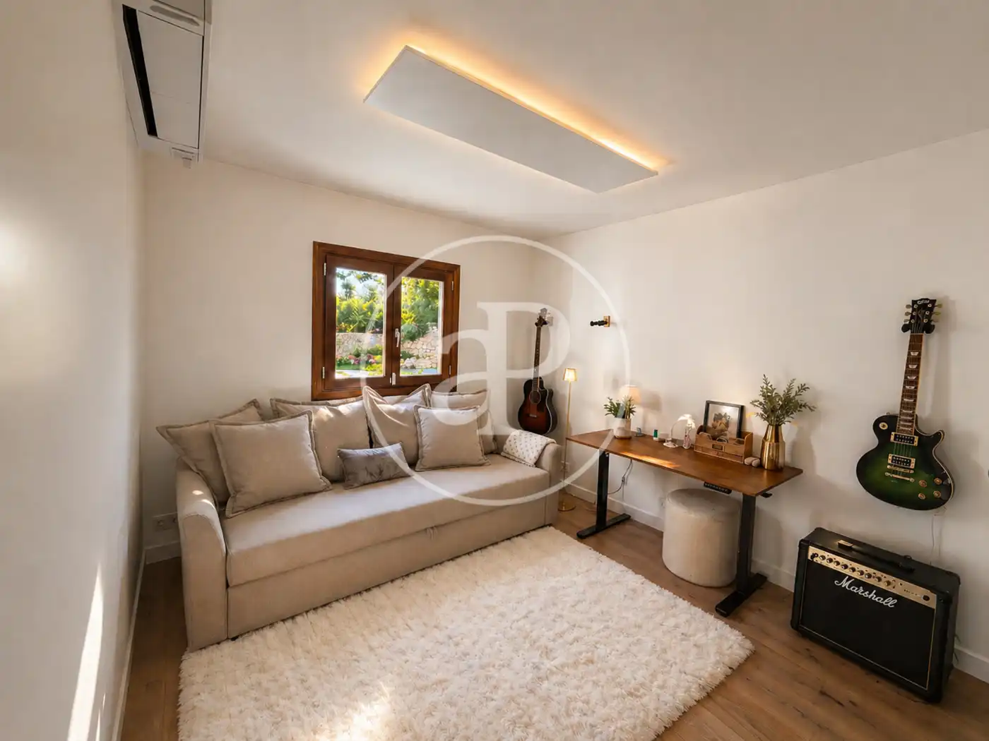 Sala d'estar de Casa o xalet en venda en Esporles amb Aire condicionat, Calefacció i Jardí privat