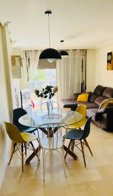 Dining room of Flat for sale in Dénia  with Air Conditioner, Heating and Terrace
