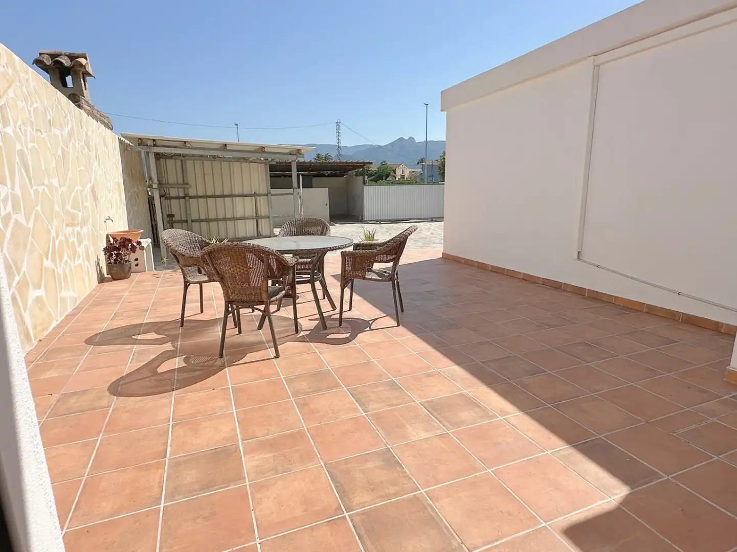 Terrassa de Finca rústica en venda en El Ràfol d'Almúnia amb Aire condicionat, Calefacció i Terrassa