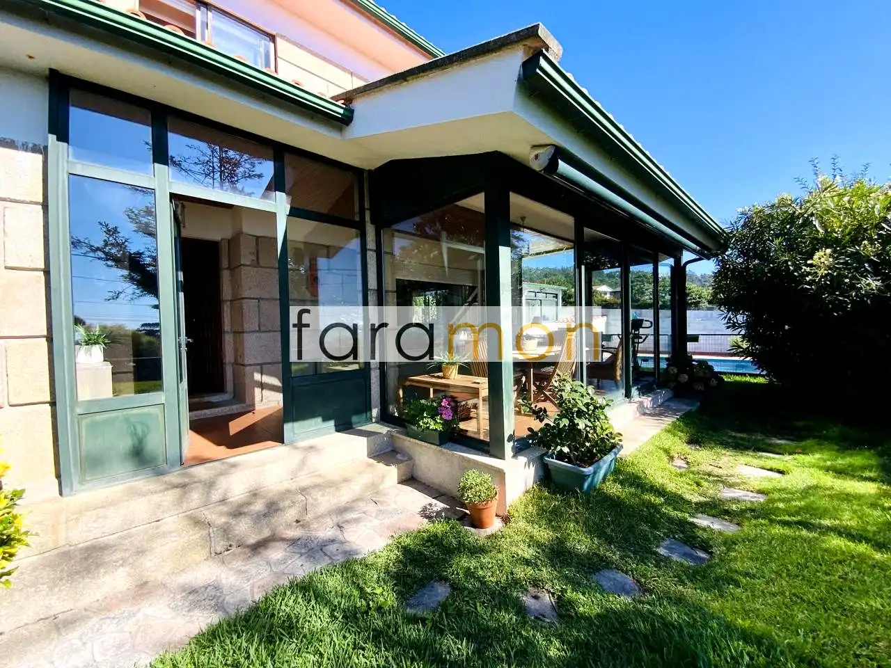 Garden of Houses for sale in Vigo   with Private garden, Parquet flooring and Terrace