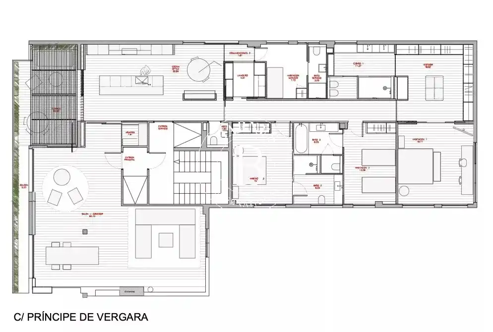 Appartement avec ascenseur à vendre à Chamartín, imagen 61