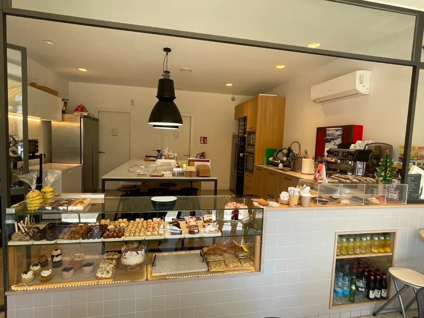 Cocina de Local en traspaso en Barcelona con Aire acondicionado y Amueblado