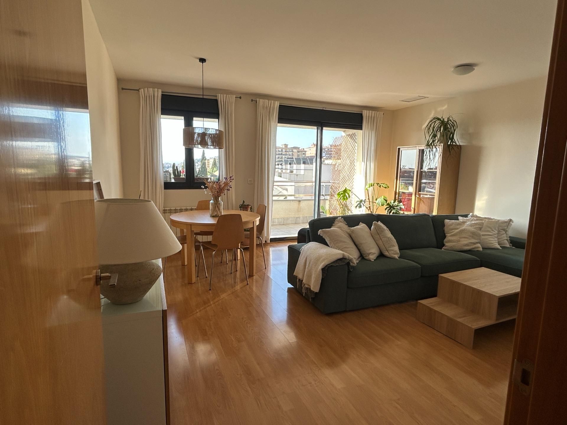 Living room of Flat to rent in  Granada Capital  with Air Conditioner, Heating and Parquet flooring