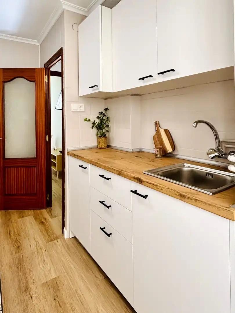 Kitchen of Flat for rent in Alicante / Alacant  with Air Conditioner, Furnished and Oven