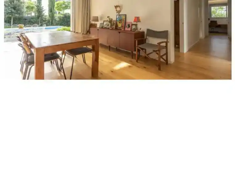Dining room of Flat for sale in Moncada  with Air Conditioner, Private garden and Parquet flooring