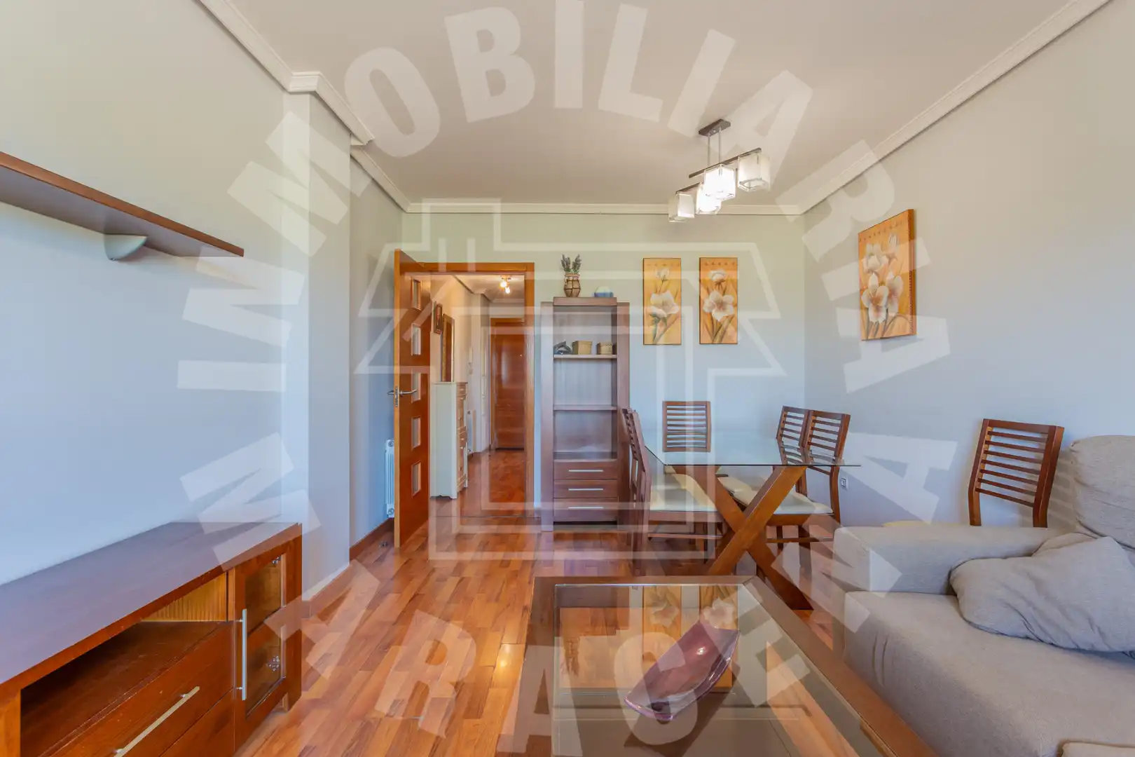 Sala de estar de Apartamento en venta en Maracena con Calefacción, Parquet y Terraza