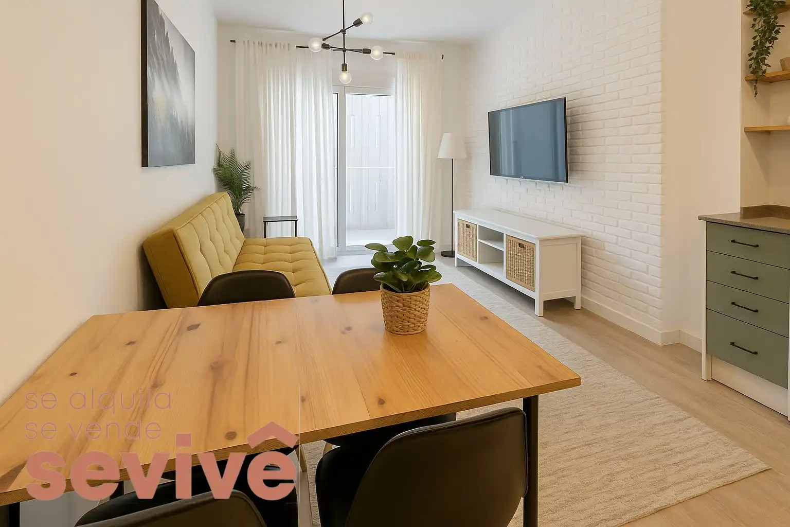 Sala d'estar de Pis en venda en Granadilla de Abona amb Terrassa i Moblat