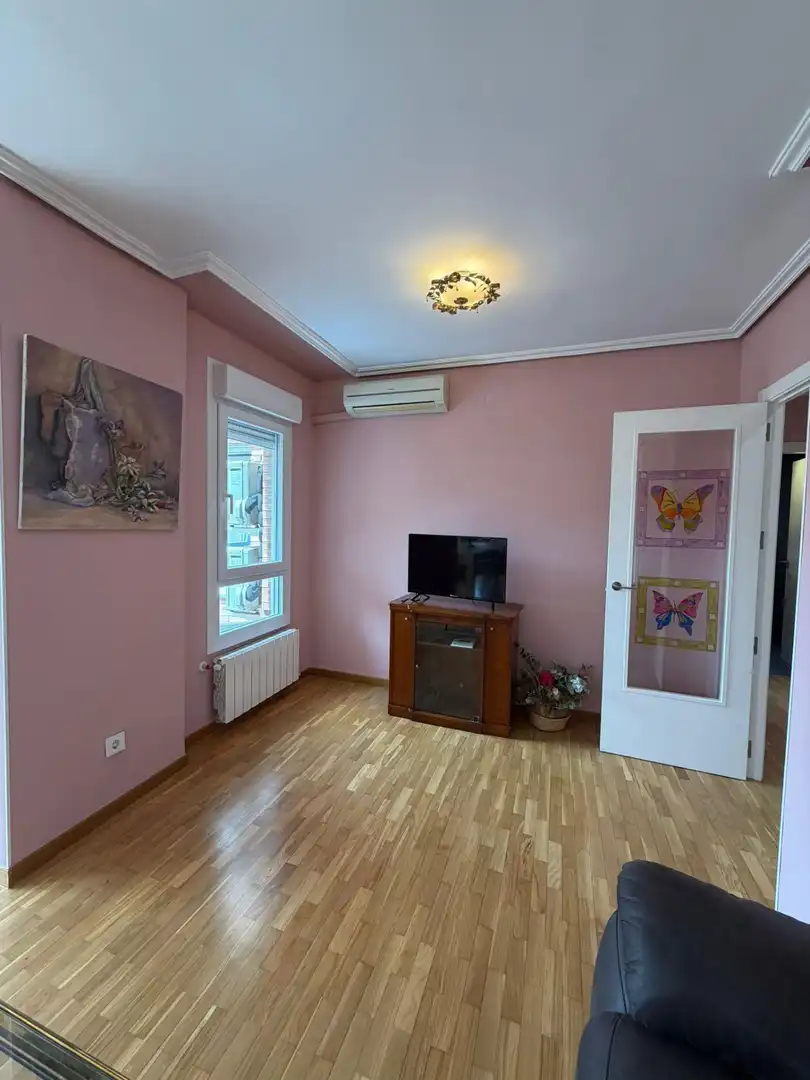 Sala de estar de Piso de alquiler en Madrid con Aire acondicionado, Calefacción y Parquet