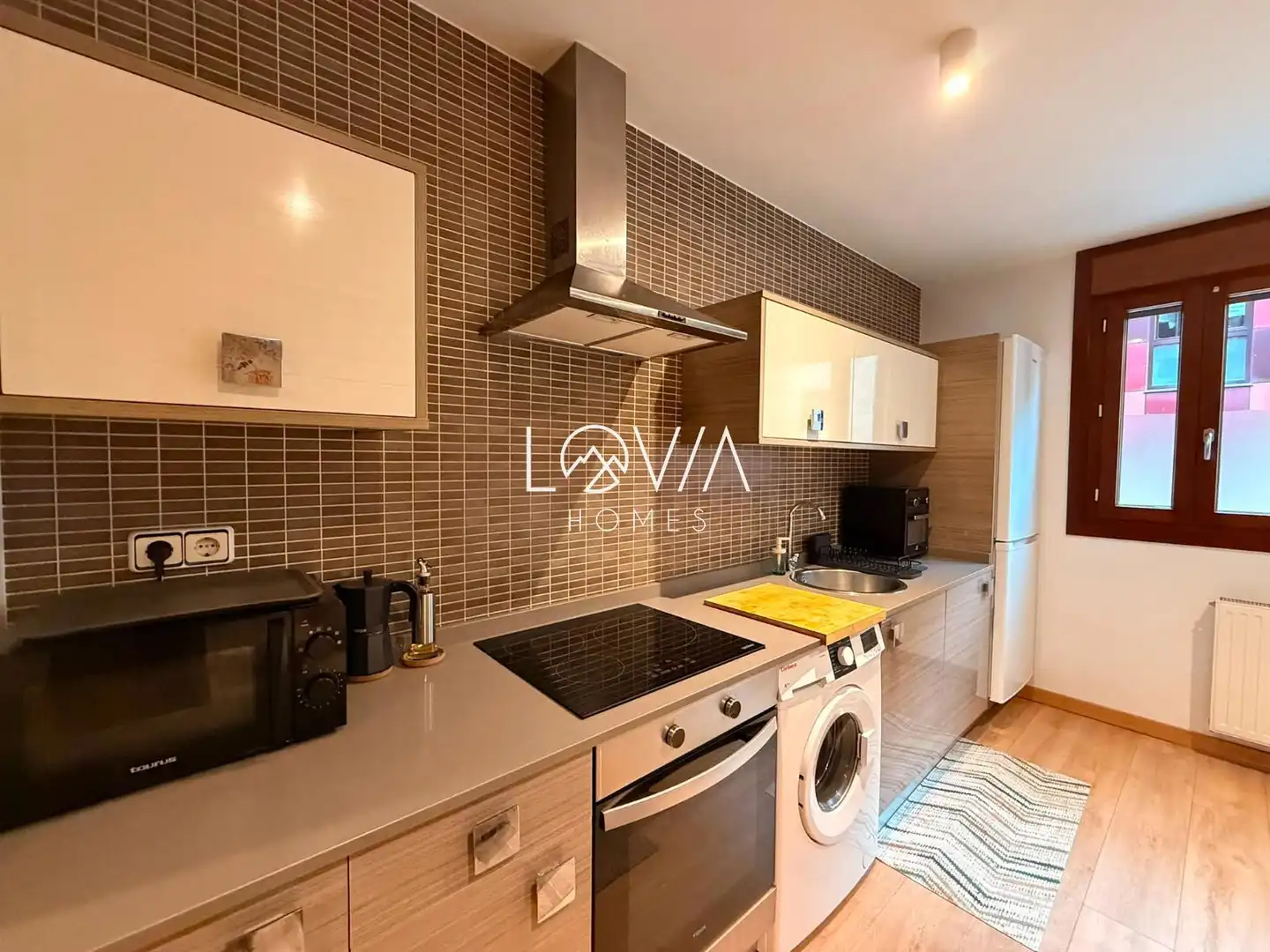 Kitchen of Flat for sale in Gijón   with Heating and Furnished