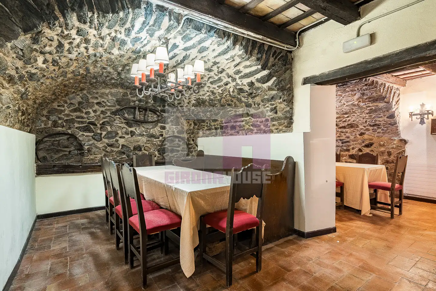 Dining room of Houses for sale in Caldes de Malavella  with Air Conditioner, Heating and Private garden