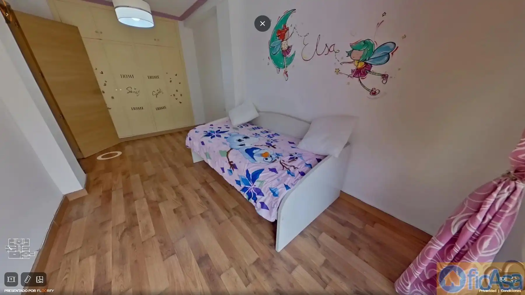 Bedroom of Flat for sale in Castellón de la Plana / Castelló de la Plana  with Air Conditioner, Parquet flooring and Balcony