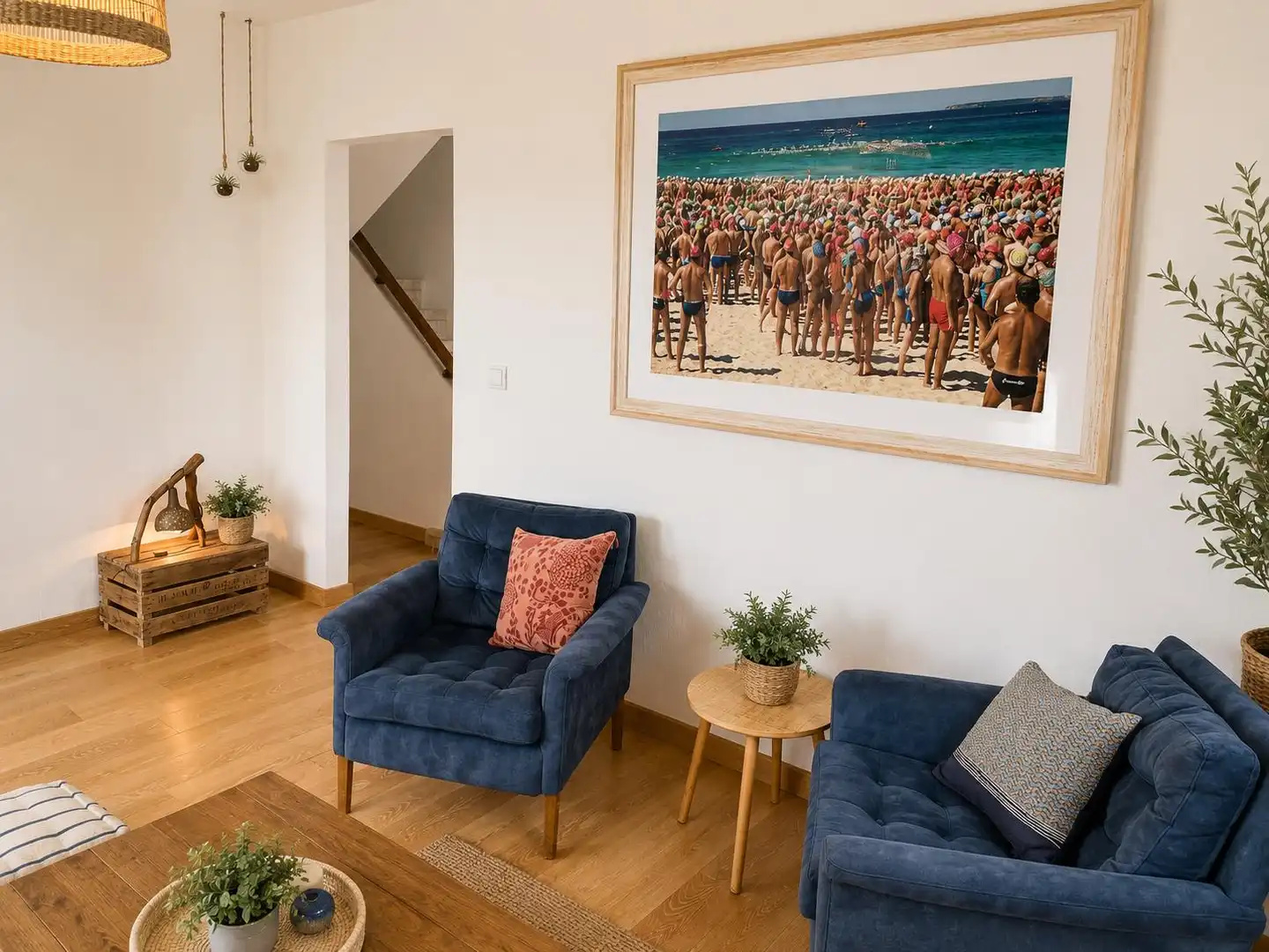 Living room of Houses for sale in Ribeira  with Furnished