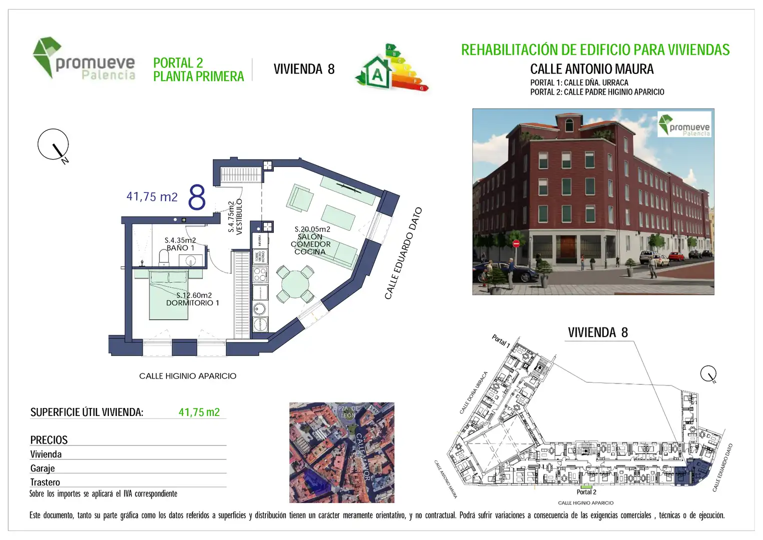 Vista exterior de Apartament en venda en Palencia amb Piscina comunitària