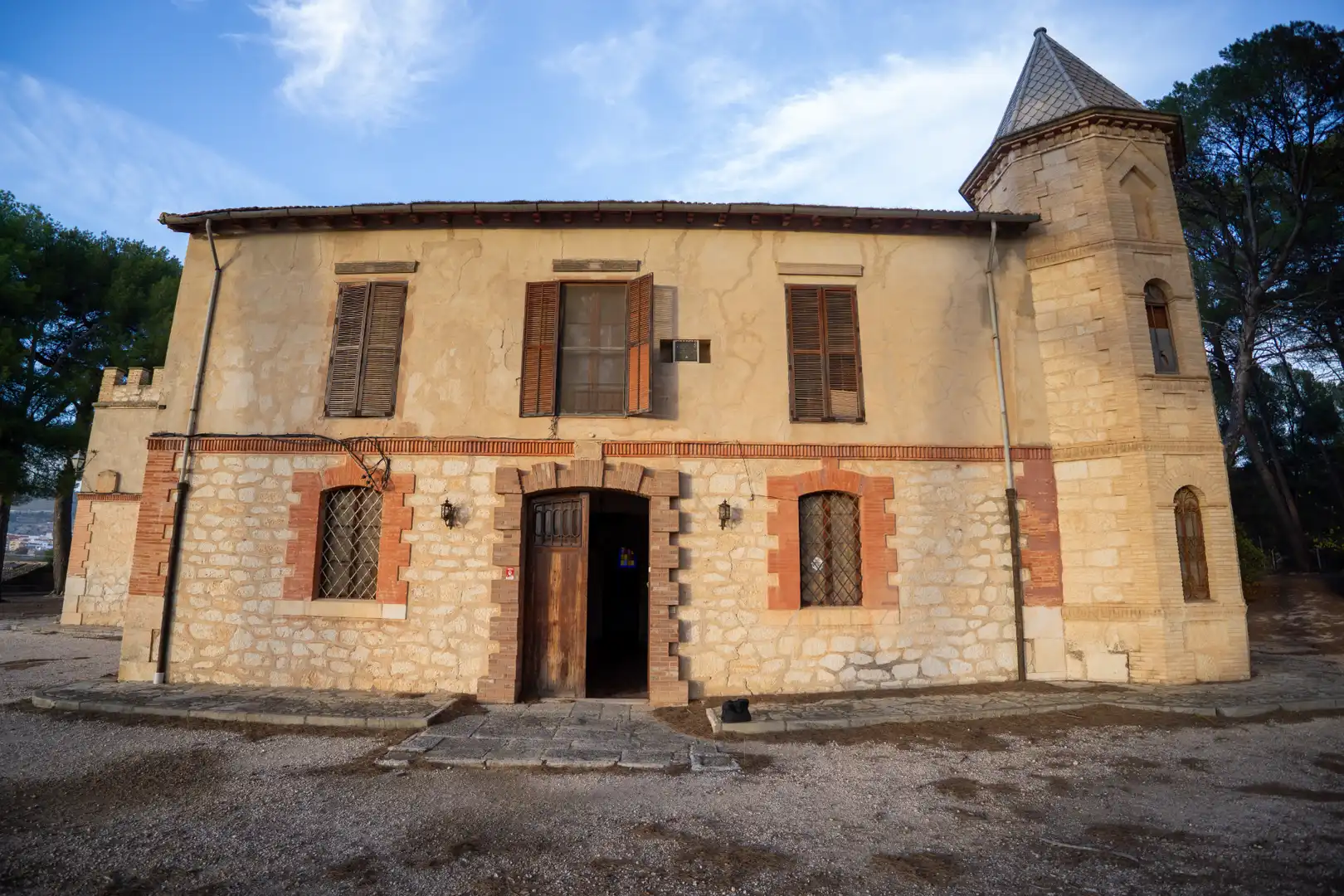 Vista exterior de Finca rústica en venta en Ibi con Jardín privado, Terraza y Piscina