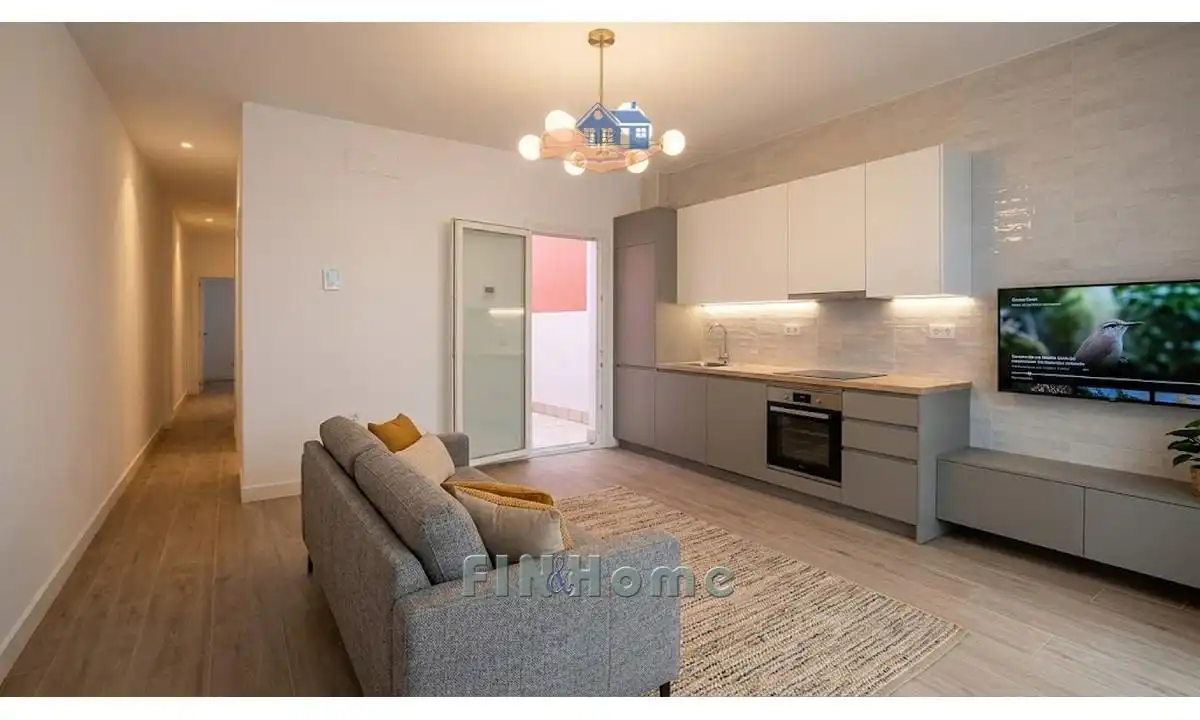 Wohnzimmer von Wohnung zum Verkauf in Sevilla mit Klimaanlage und Heizung