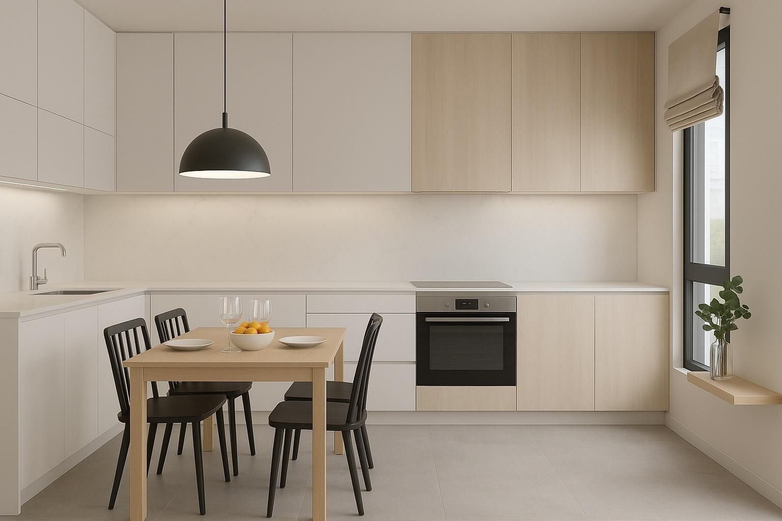 Kitchen of Flat for sale in  Madrid Capital  with Air Conditioner and Storage room