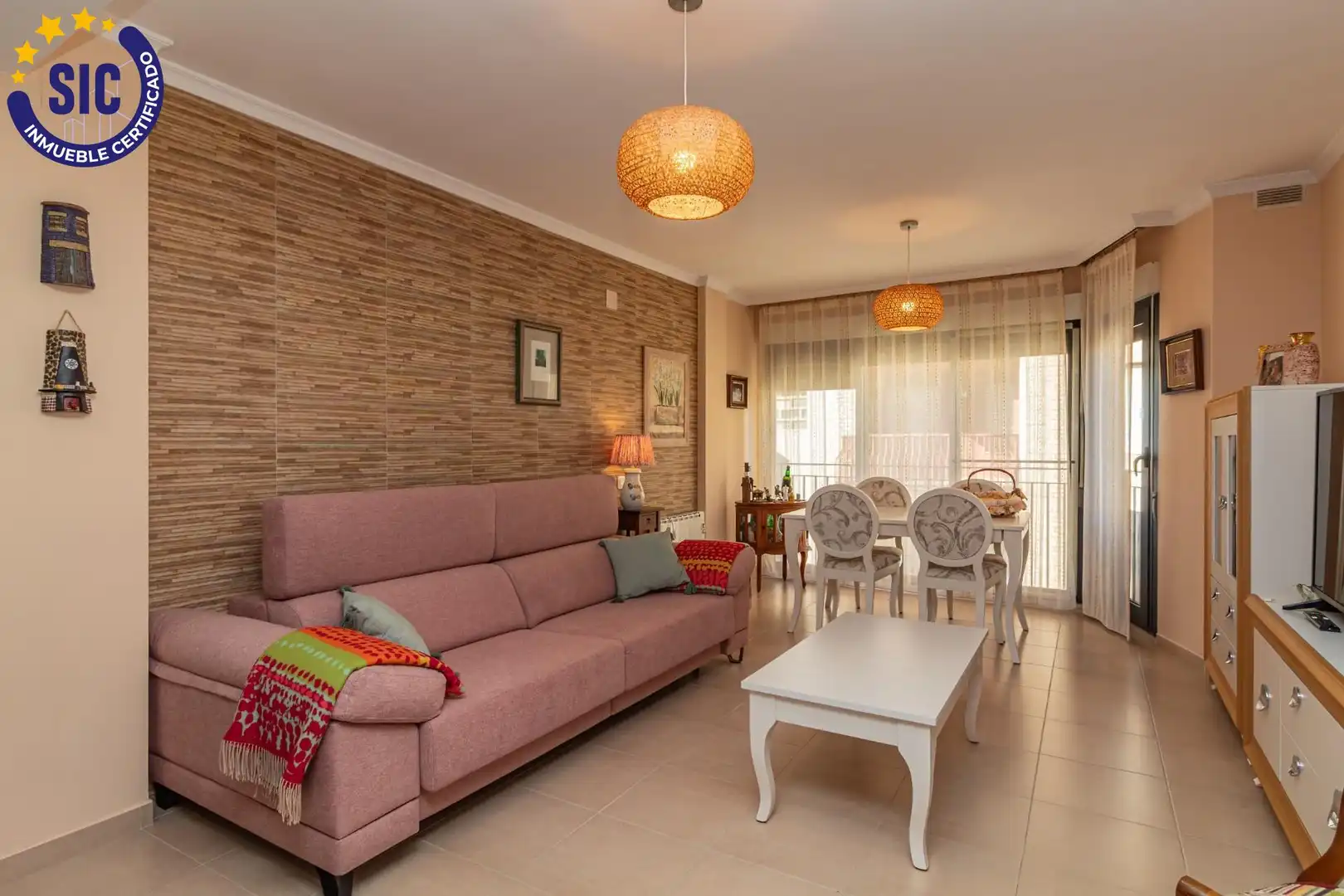 Sala d'estar de Àtic en venda en Oropesa del Mar / Orpesa amb Aire condicionat, Calefacció i Terrassa