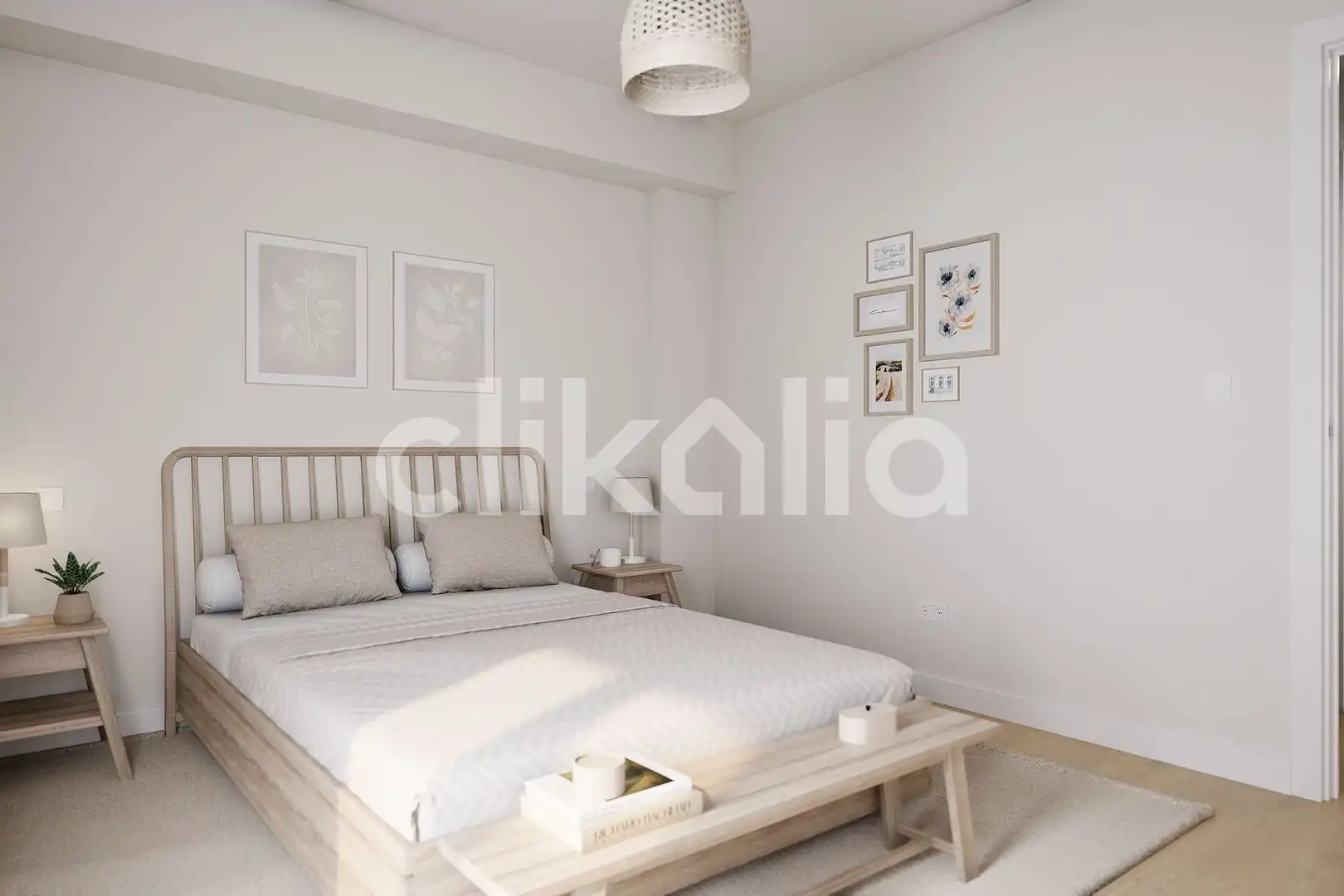 Bedroom of Flat for sale in Madrid  with Air Conditioner, Heating and Terrace