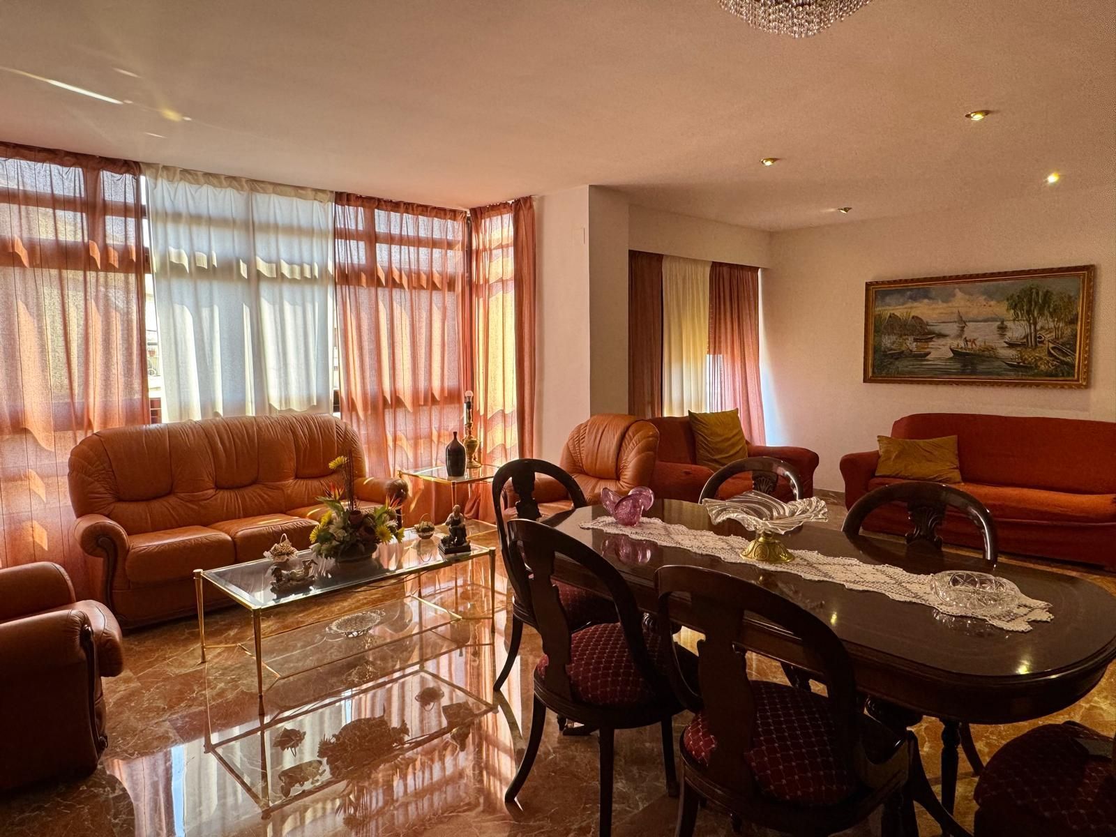 Living room of Flat to rent in  Valencia Capital  with Air Conditioner, Heating and Furnished