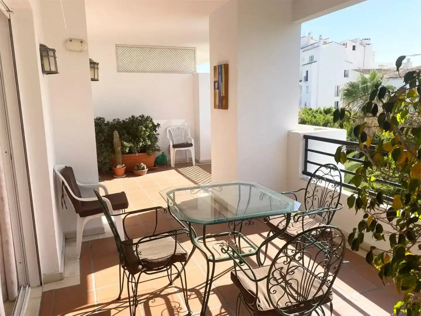 Terrace of Flat for rent in Nueva Andalucía