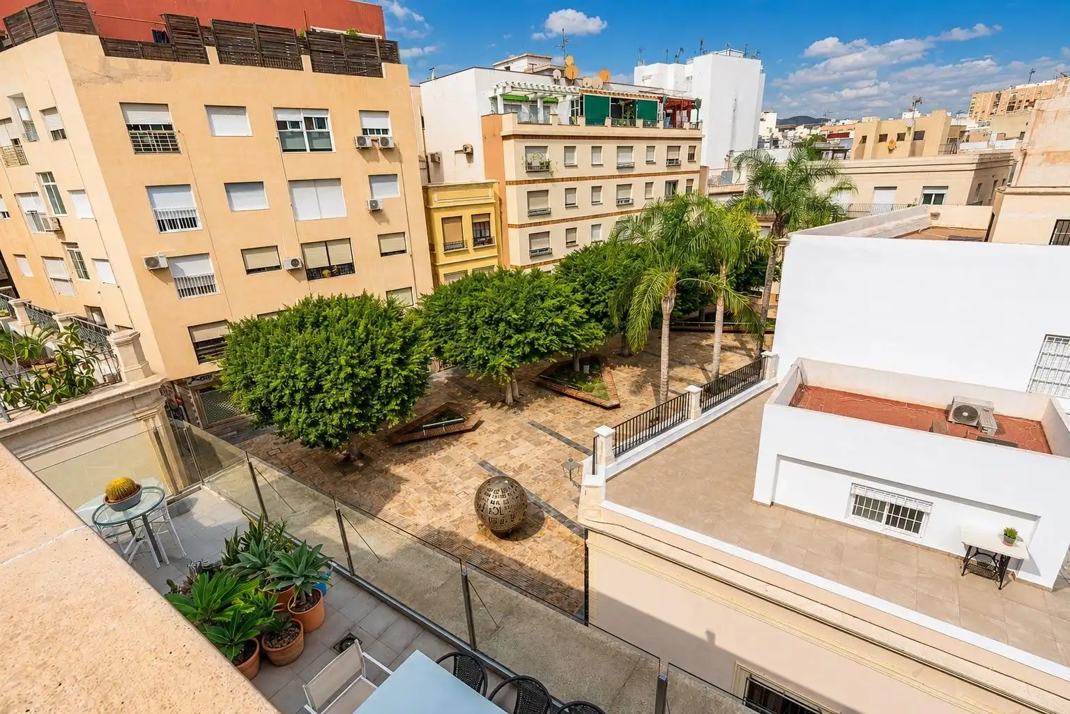 Terrassa de Loft de lloguer en Almería amb Aire condicionat, Calefacció i Moblat
