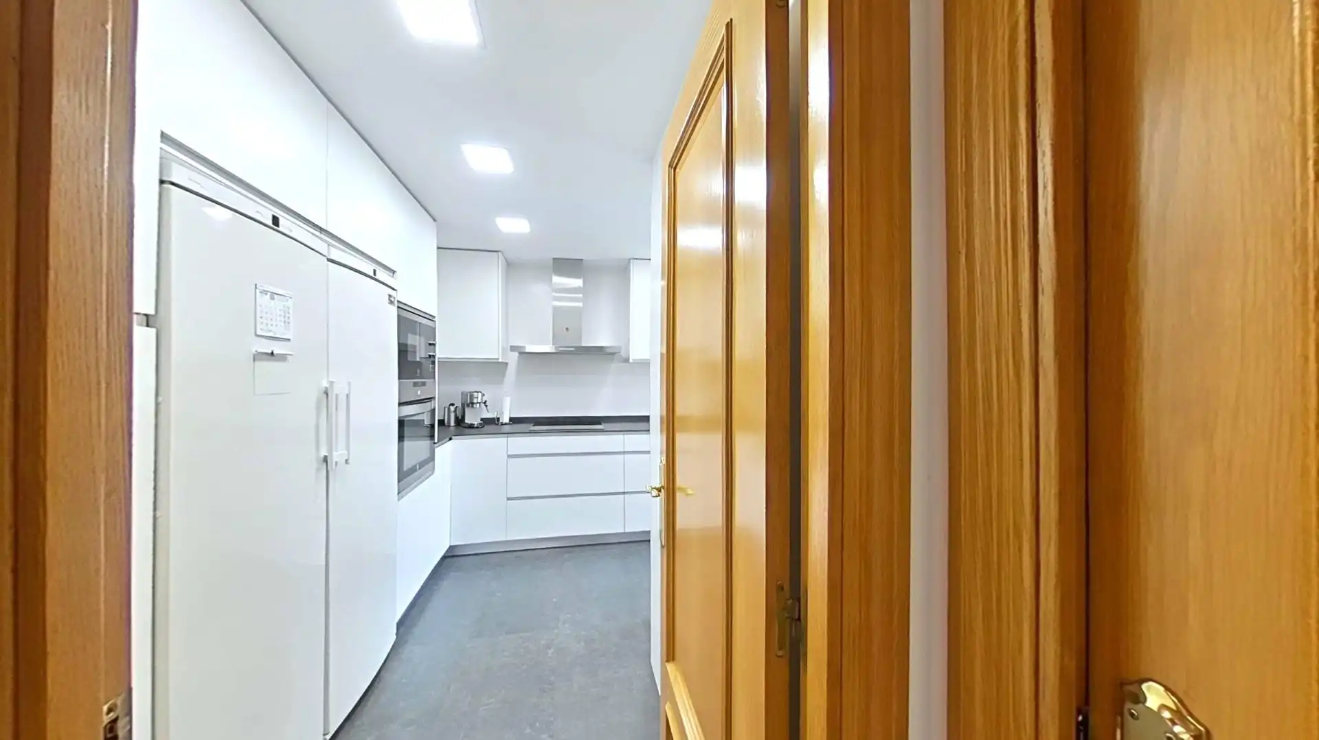 Küche von Wohnung zum Verkauf in Sabadell mit Heizung, Parkett und Balkon