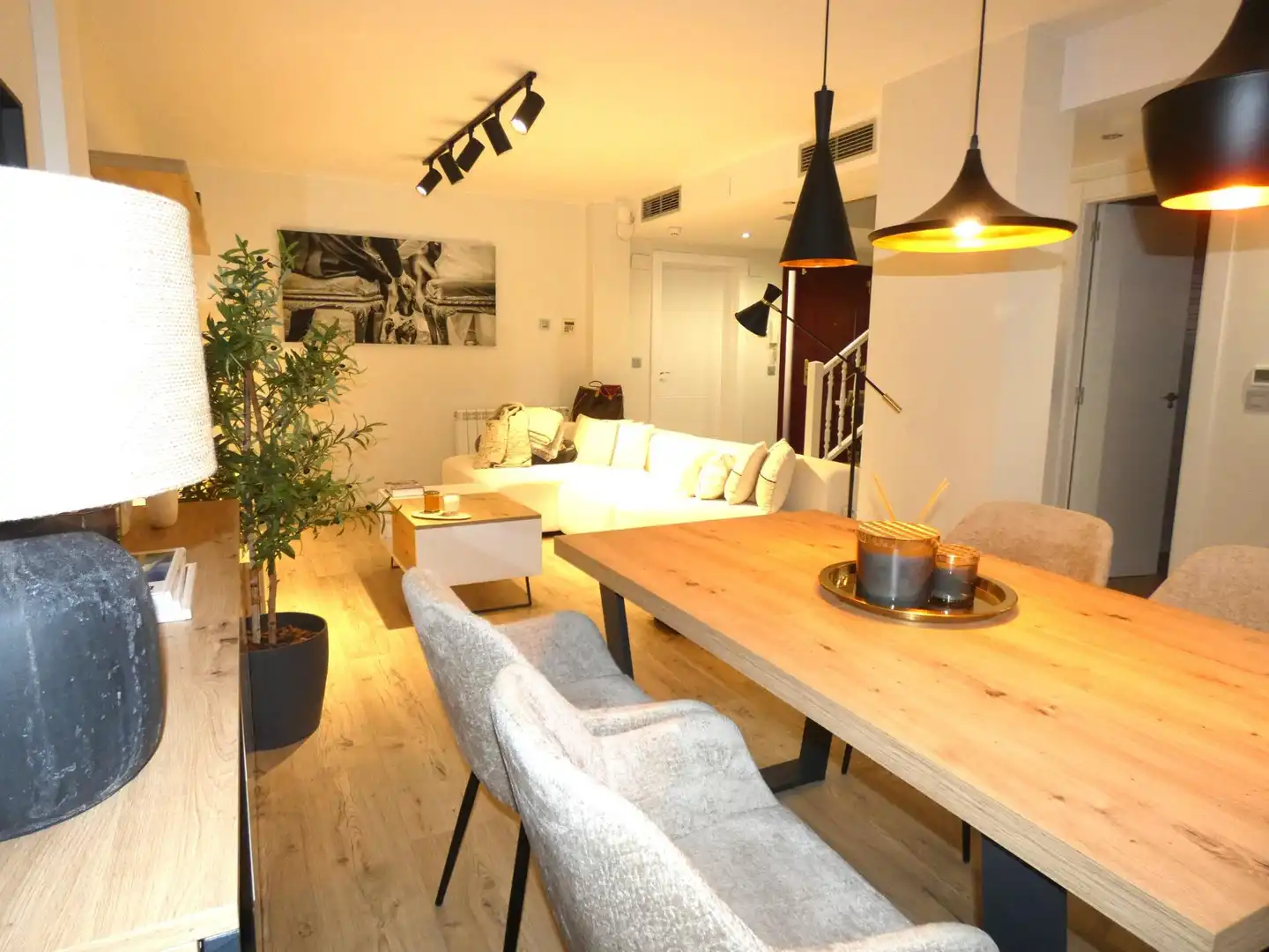 Living room of Detached homes for sale in Utebo  with Air Conditioner, Heating and Private garden