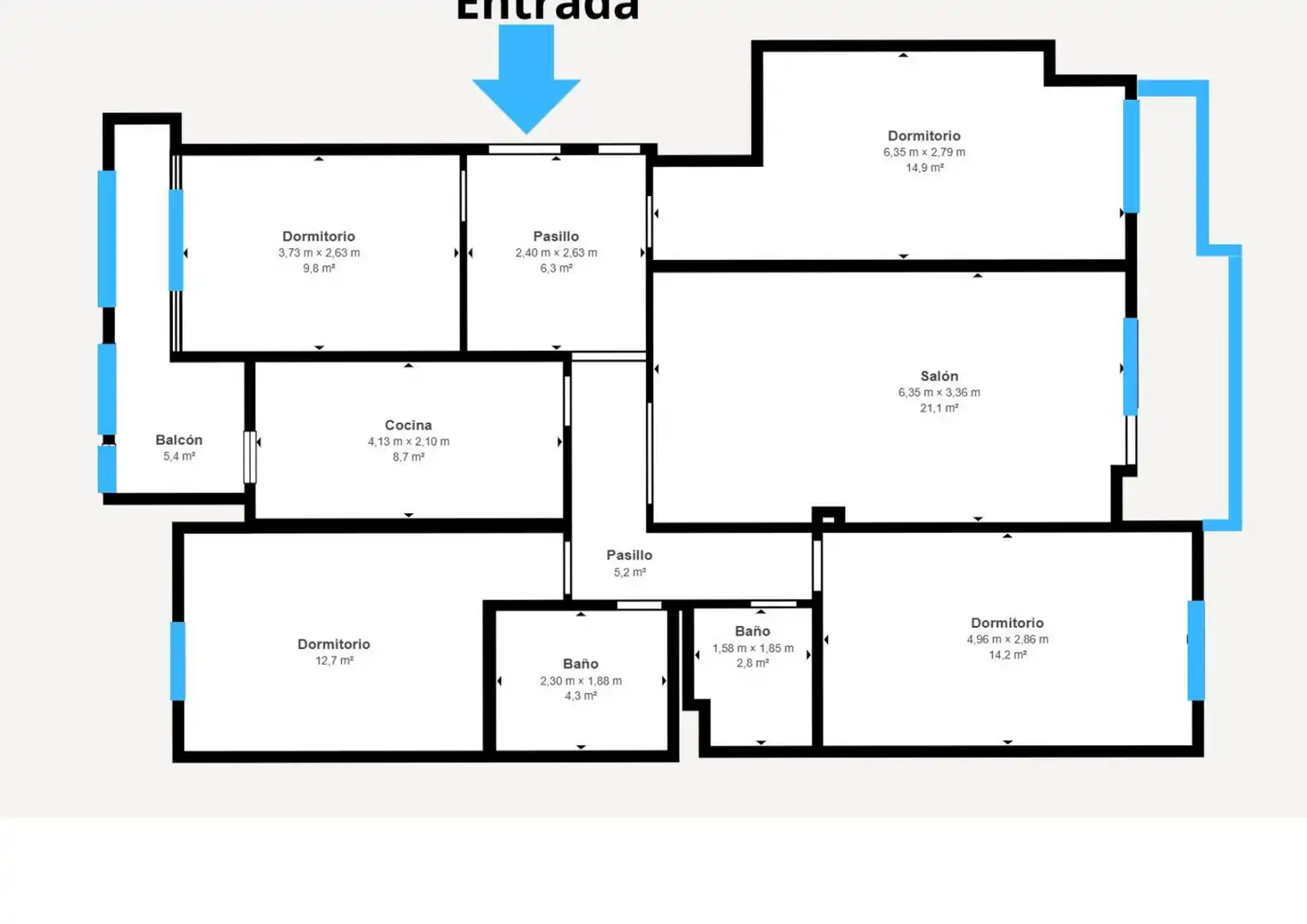 Piso en venta en Valladolid con Terraza y Balcón