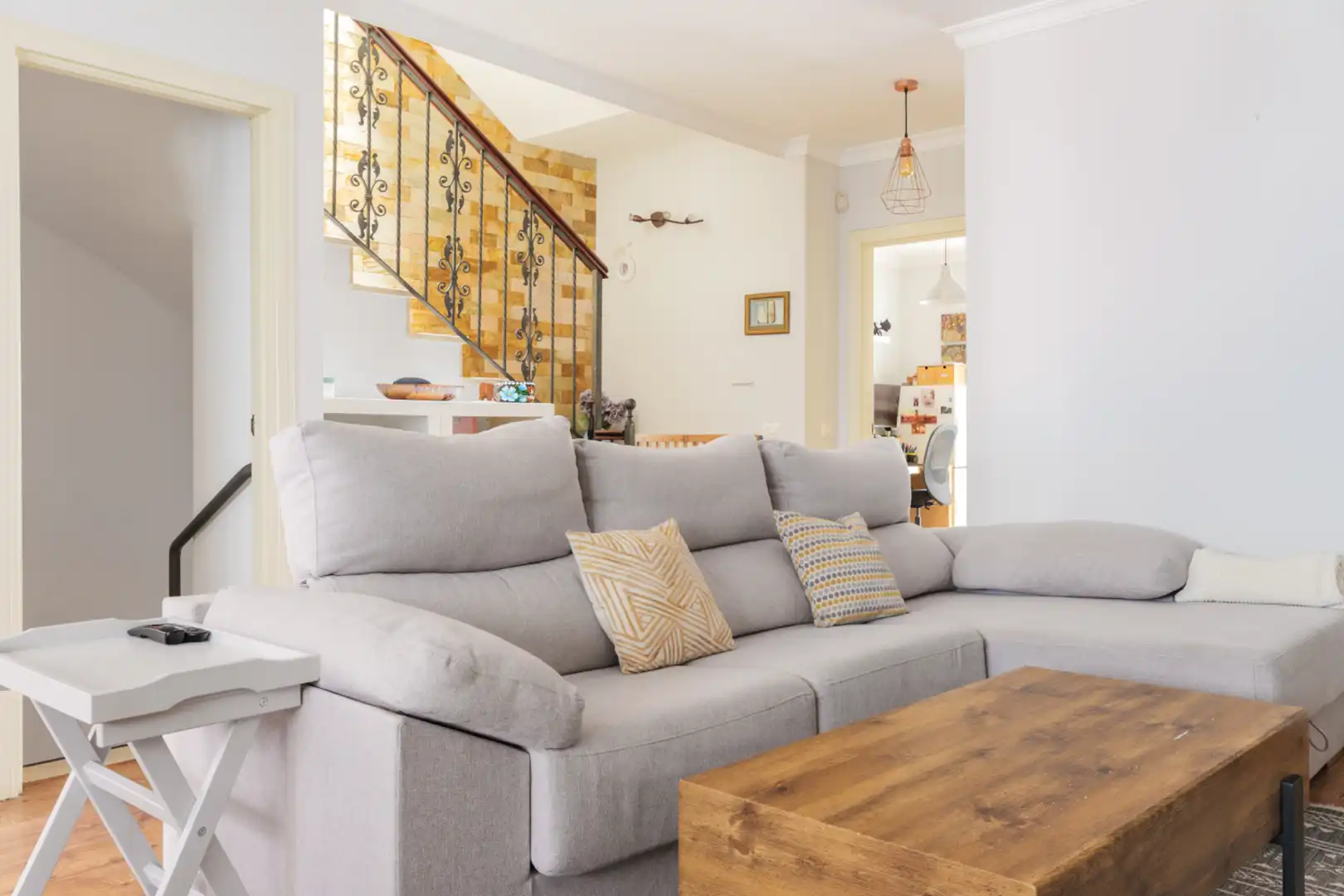Sala de estar de Casa o chalet en venta en San Cristóbal de la Laguna con Calefacción, Jardín privado y Parquet