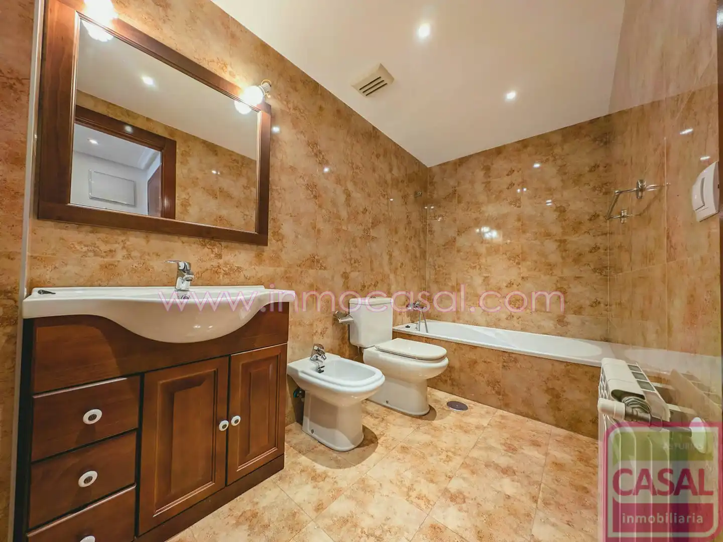 Bathroom of Flat for sale in Langreo  with Heating, Storage room and Furnished