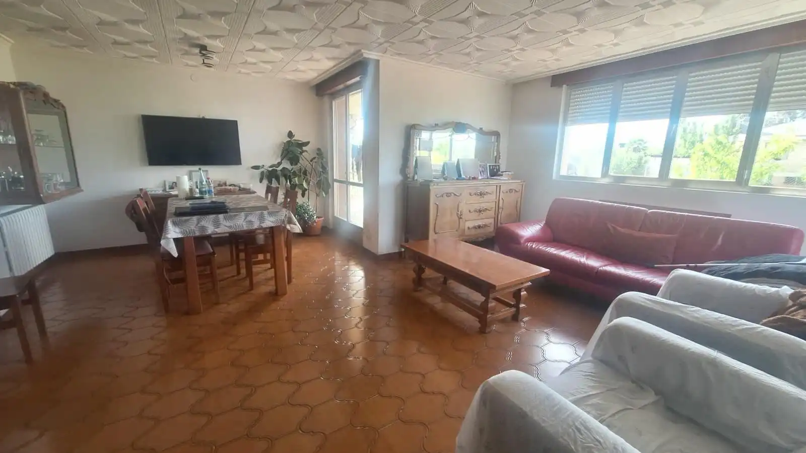 Sala de estar de Casa o chalet en venta en Camponaraya con Calefacción, Jardín privado y Terraza