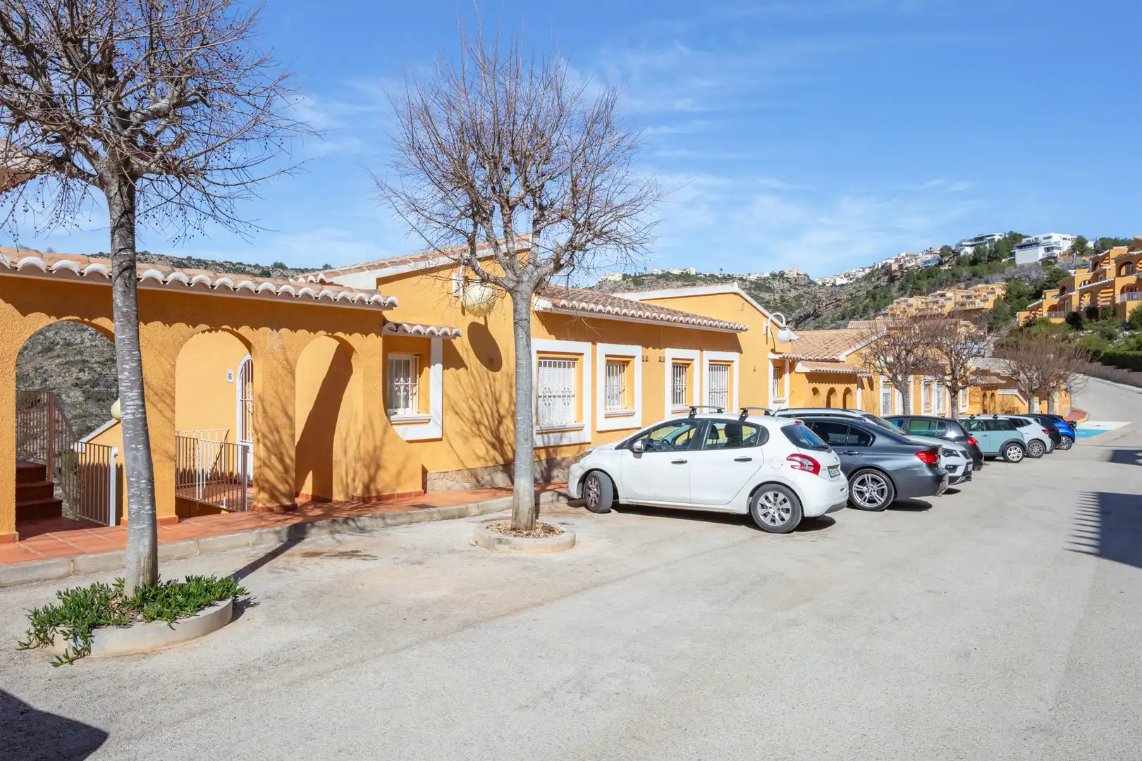 Exterior view of Apartments for sale in Benitachell / El Poble Nou de Benitatxell  with Air Conditioner, Terrace and Swimming Pool