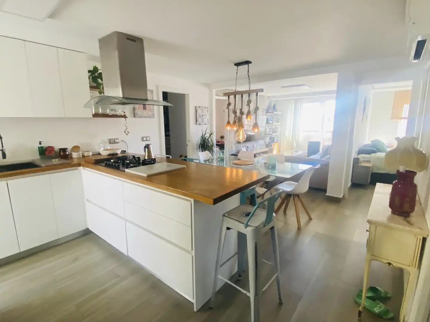 Kitchen of Flat for rent in Dénia  with Air Conditioner, Heating and Storage room