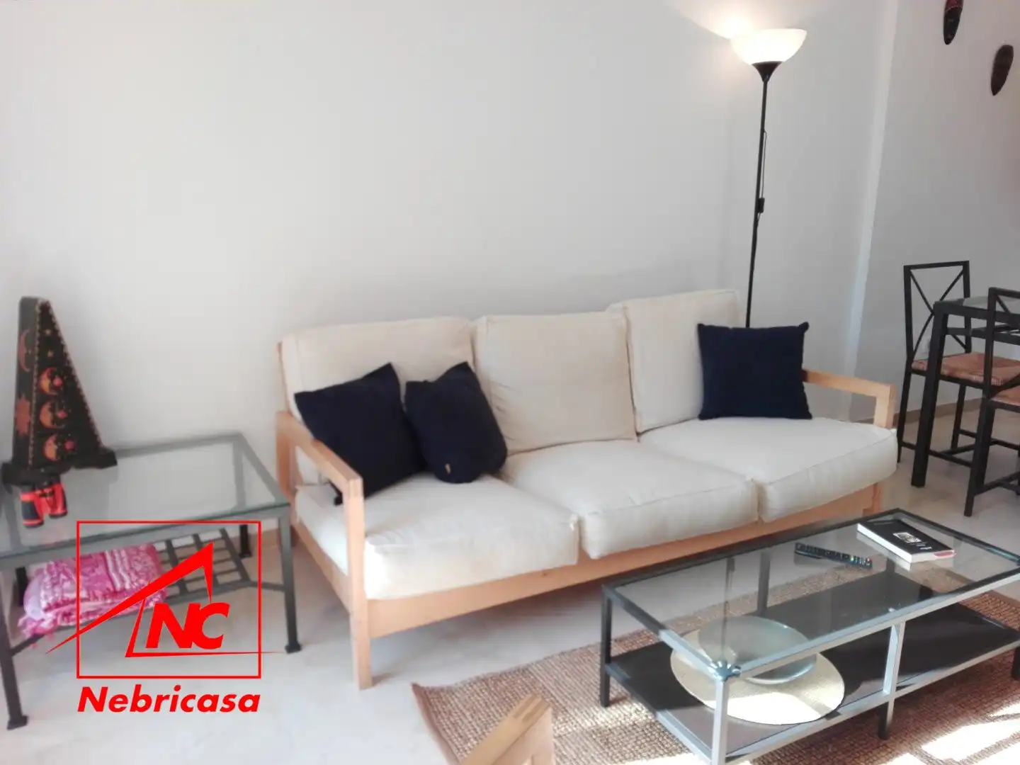 Wohnzimmer von Wohnung zur Miete in Rota mit Terrasse, Schwimmbad und Möbliert