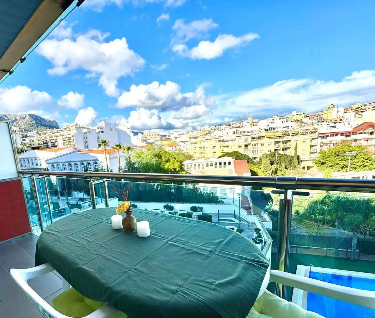 Terrassa de Apartament en venda en Calpe / Calp amb Aire condicionat, Terrassa i Moblat
