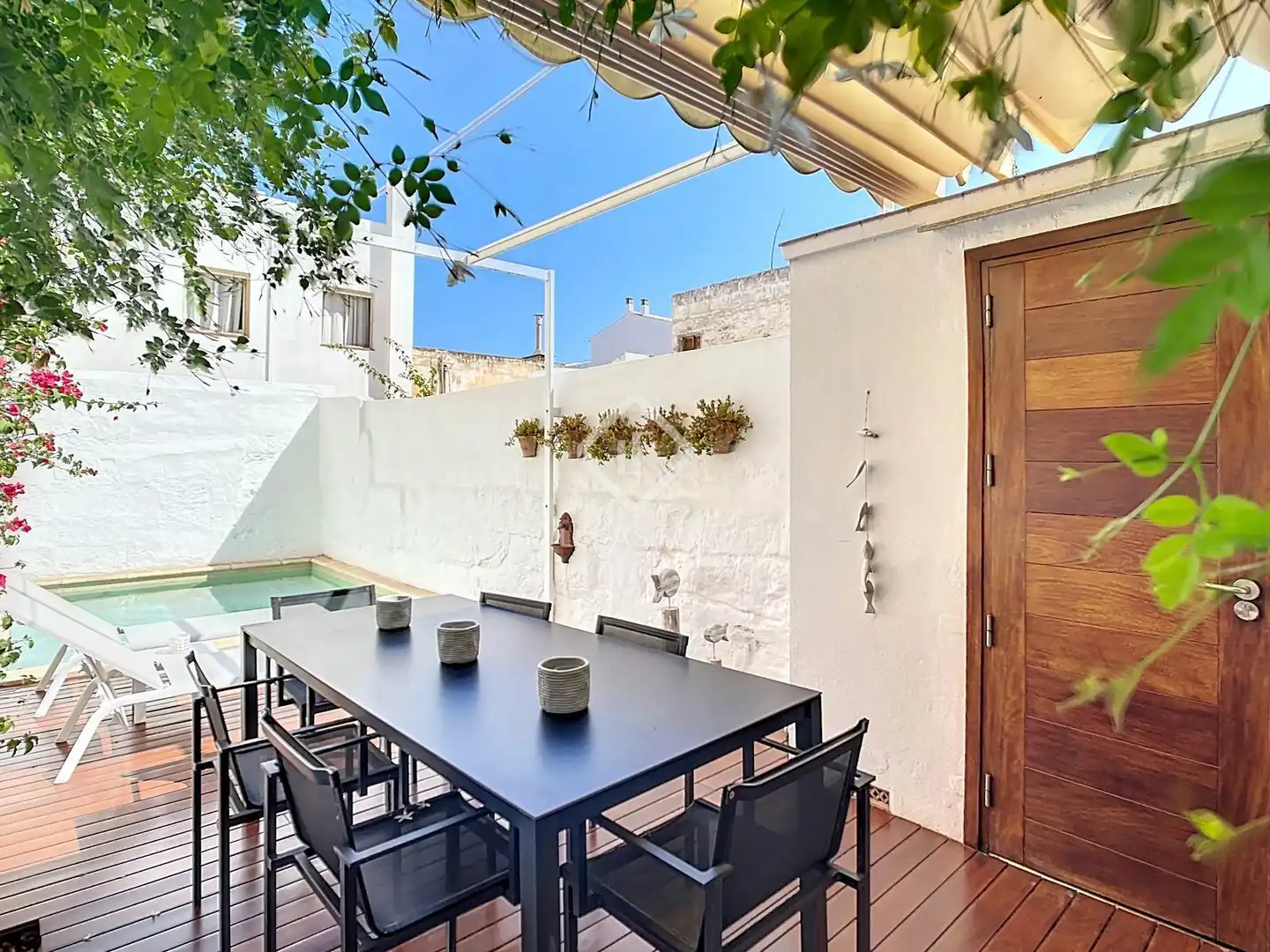 Terrasse von Haus oder Chalet zum Verkauf in Ciutadella de Menorca mit Klimaanlage, Heizung und Privatgarten