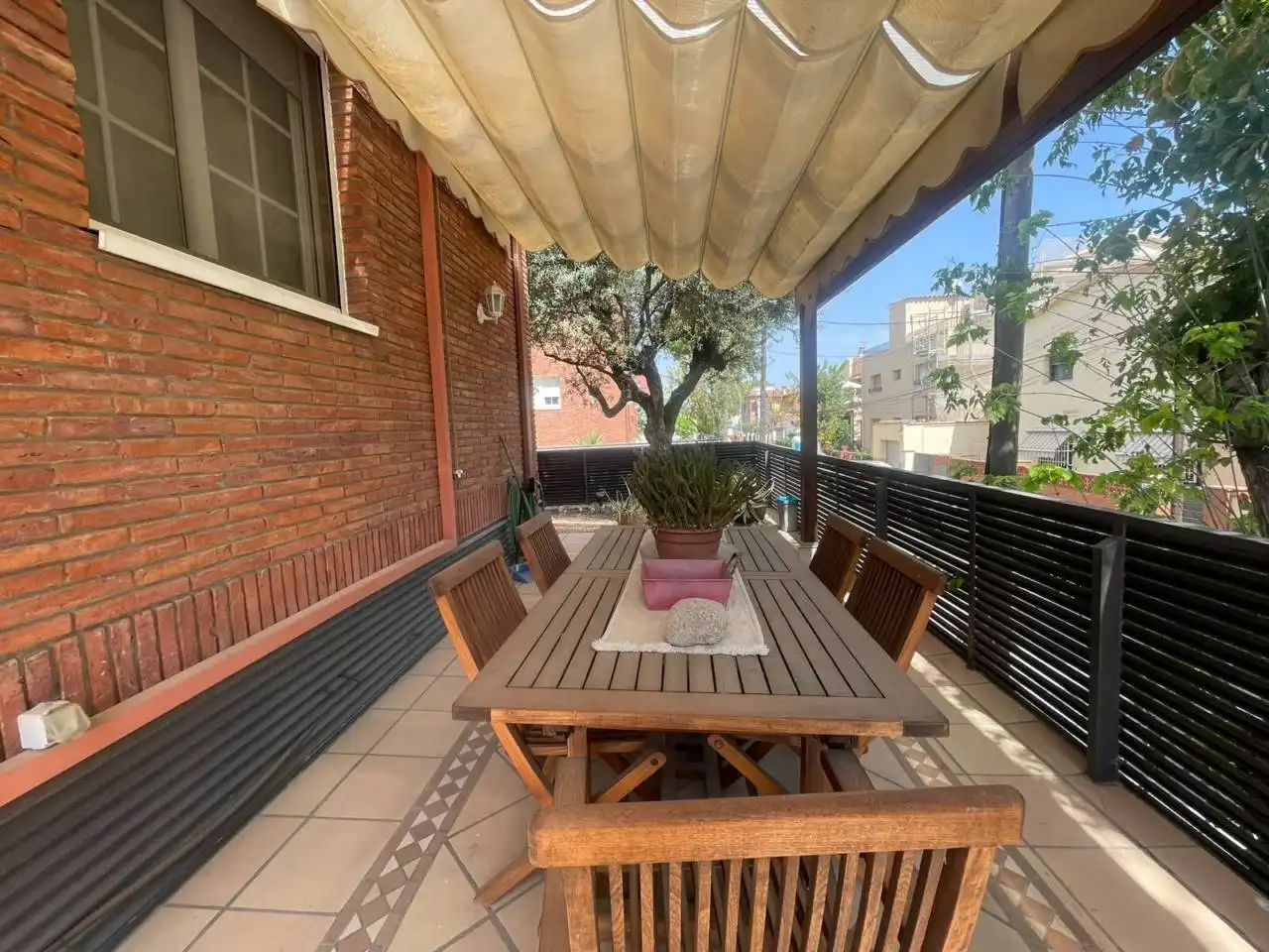 Terrasse von Wohnung zur Miete in Cerdanyola del Vallès mit Klimaanlage, Heizung und Privatgarten