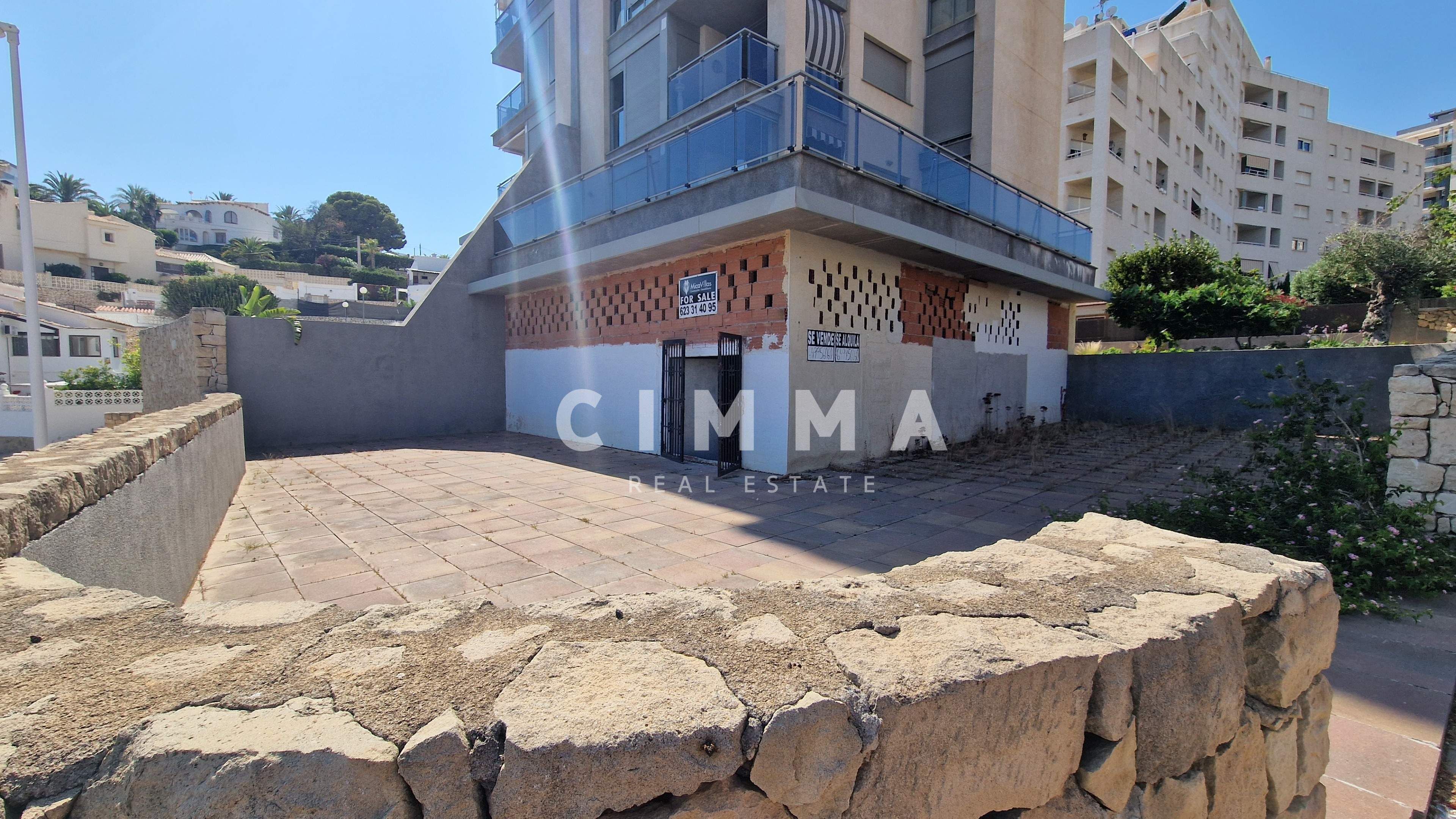 Vista exterior de Oficina en venda en Calpe / Calp
