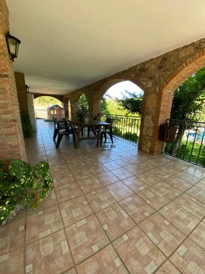 Terrassa de Finca rústica en venda en Valencia de Alcántara amb Jardí privat, Terrassa i Piscina