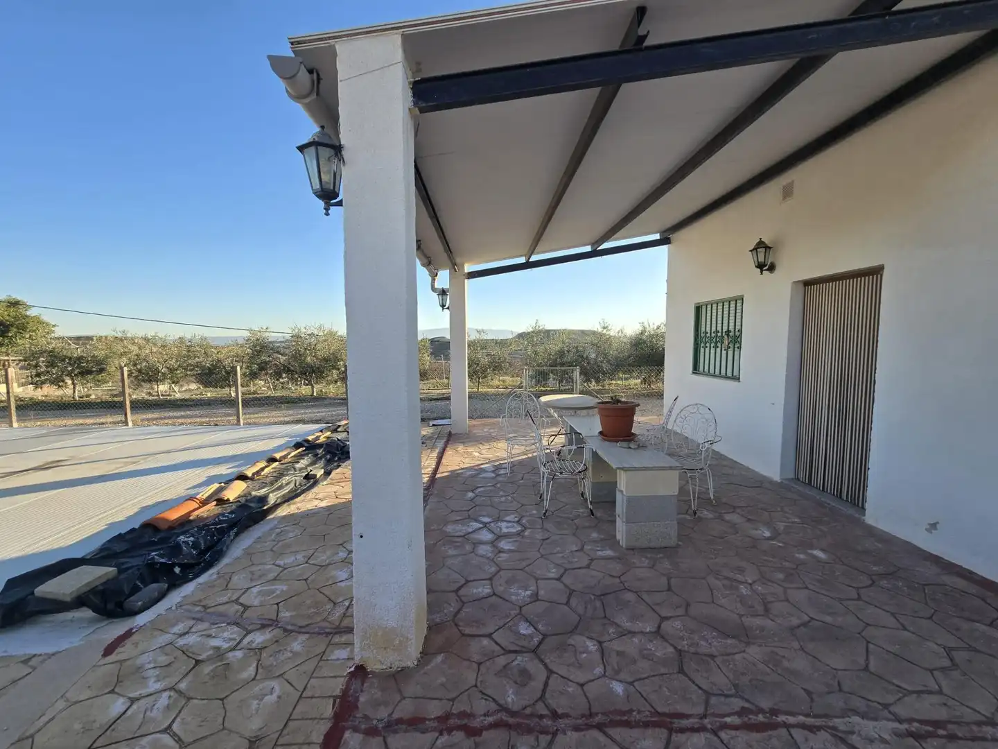 Terrassa de Casa o xalet en venda en Alguazas amb Jardí privat i Piscina comunitària