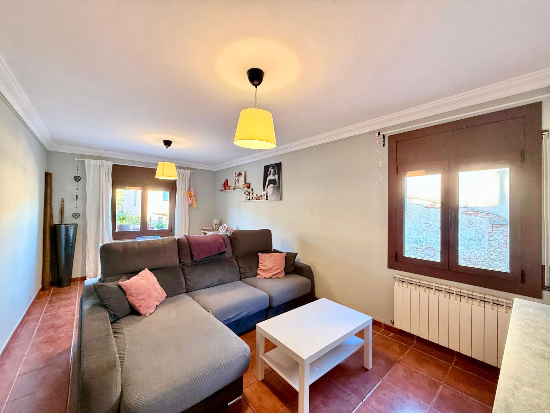 Living room of Flat for sale in Gualba  with Heating, Furnished and Oven