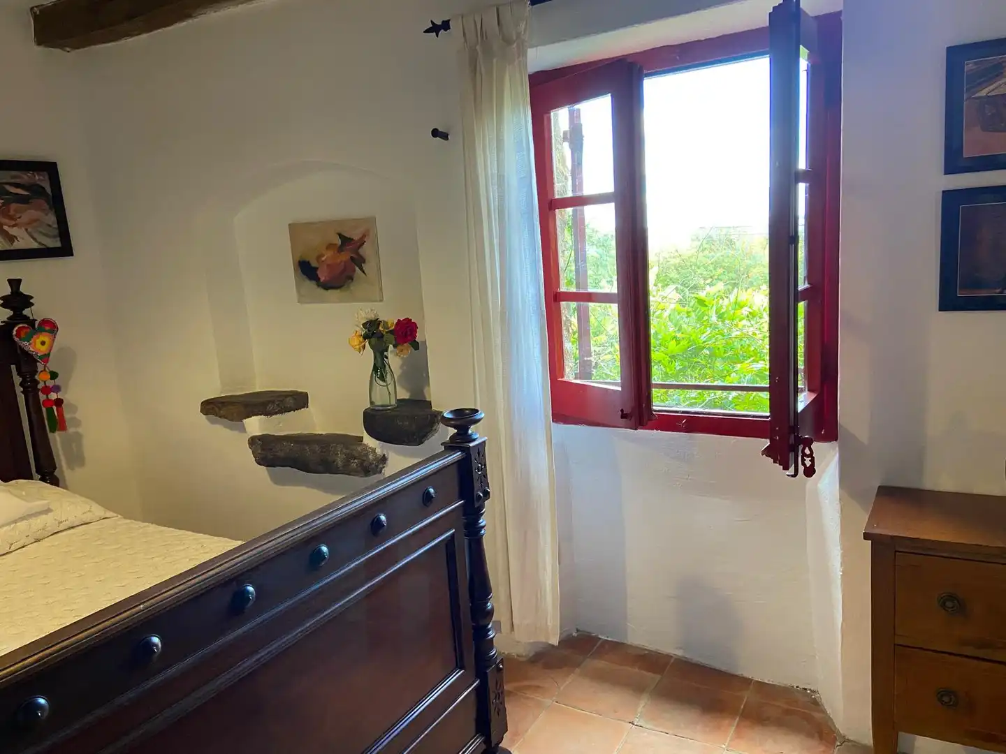 Dormitori de Finca rústica en venda en Maià de Montcal amb Aire condicionat, Calefacció i Jardí privat