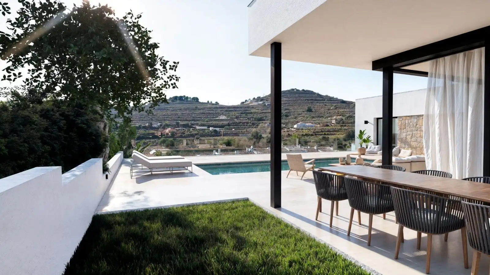 Terrassa de Casa o xalet en venda en Benitachell / El Poble Nou de Benitatxell amb Aire condicionat, Calefacció i Terrassa