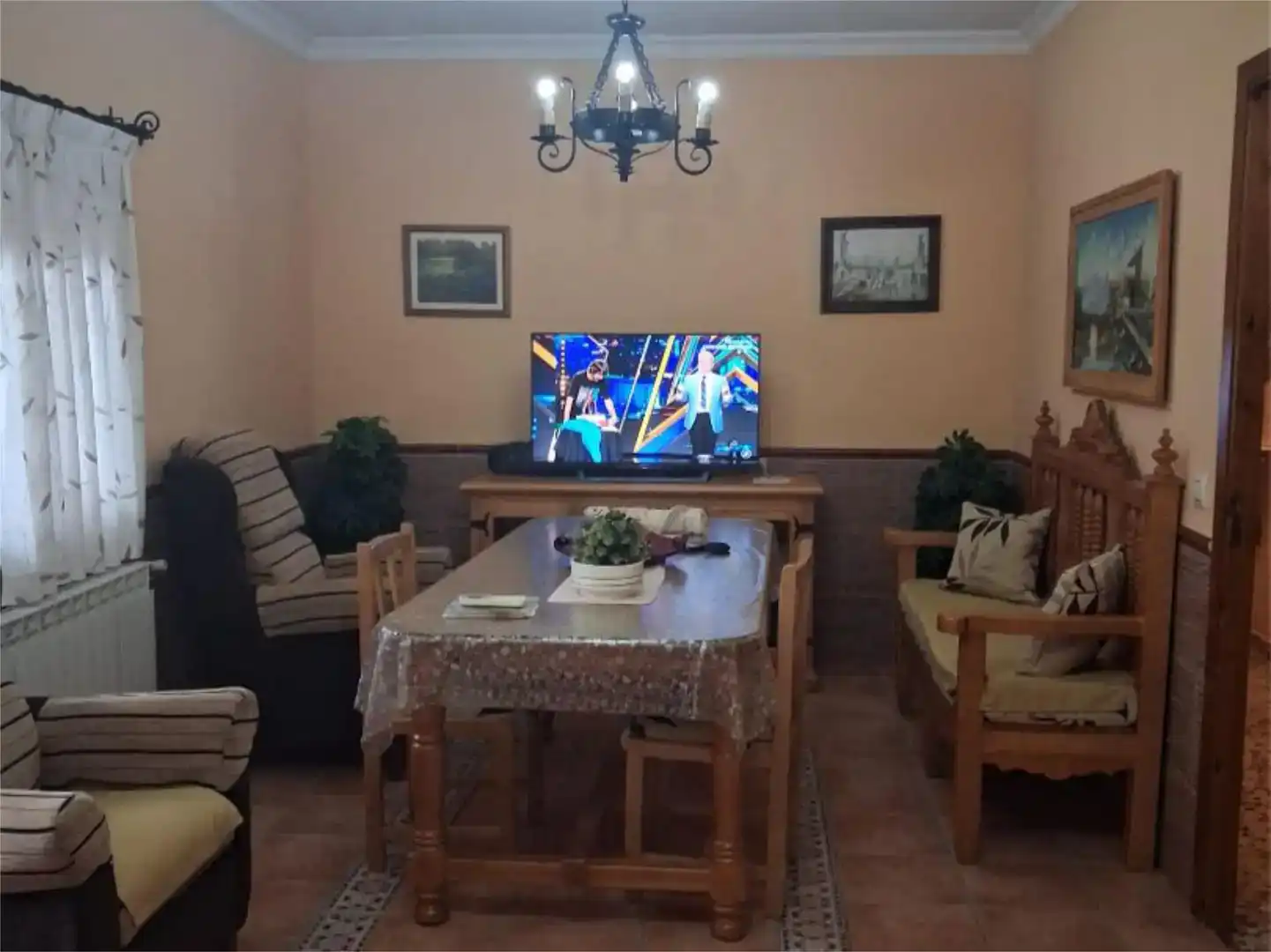 Sala de estar de Piso en venta en Piedrabuena con Aire acondicionado y Trastero