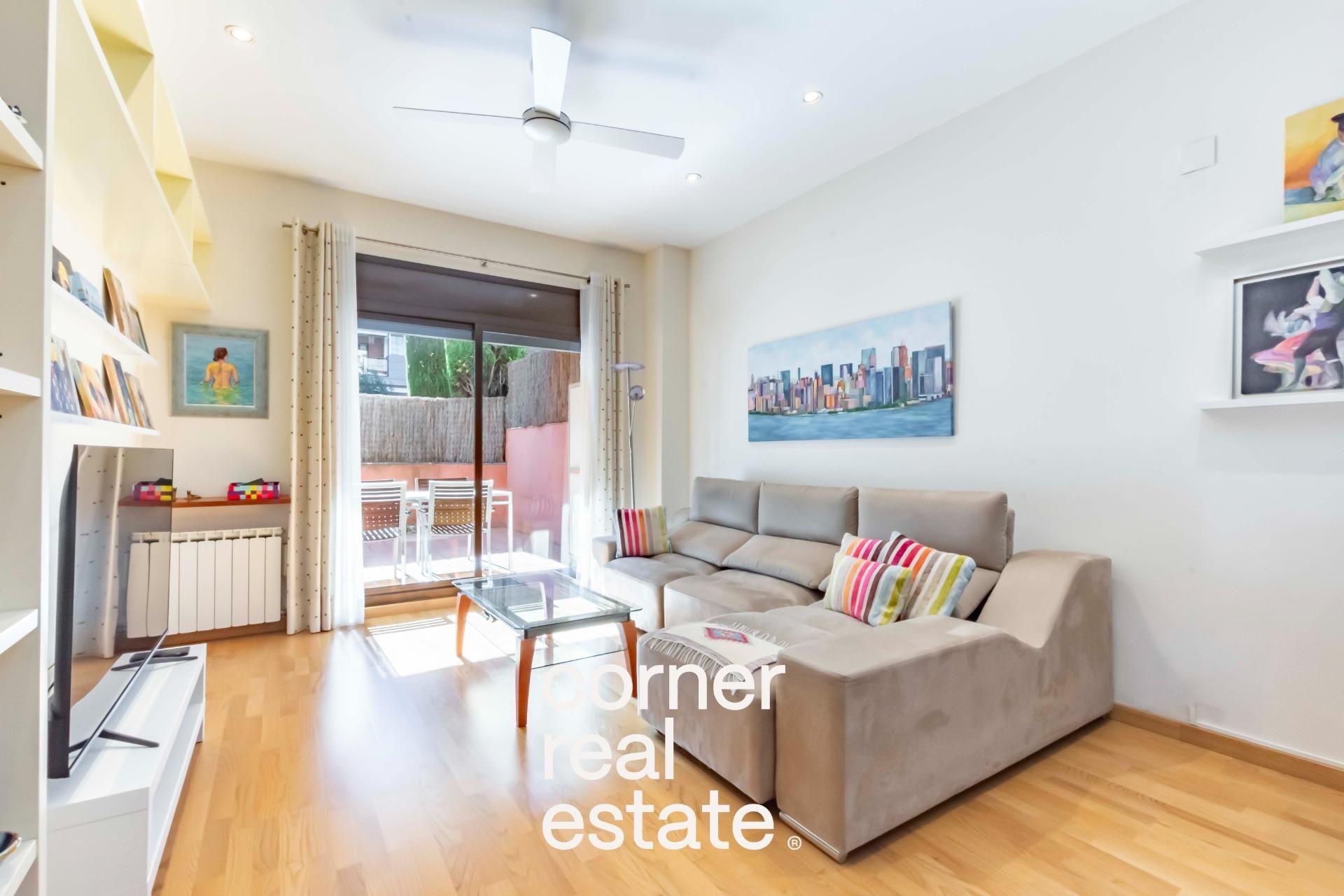 Exterior view of Planta baja for sale in Sant Cugat del Vallès  with Air Conditioner, Heating and Private garden