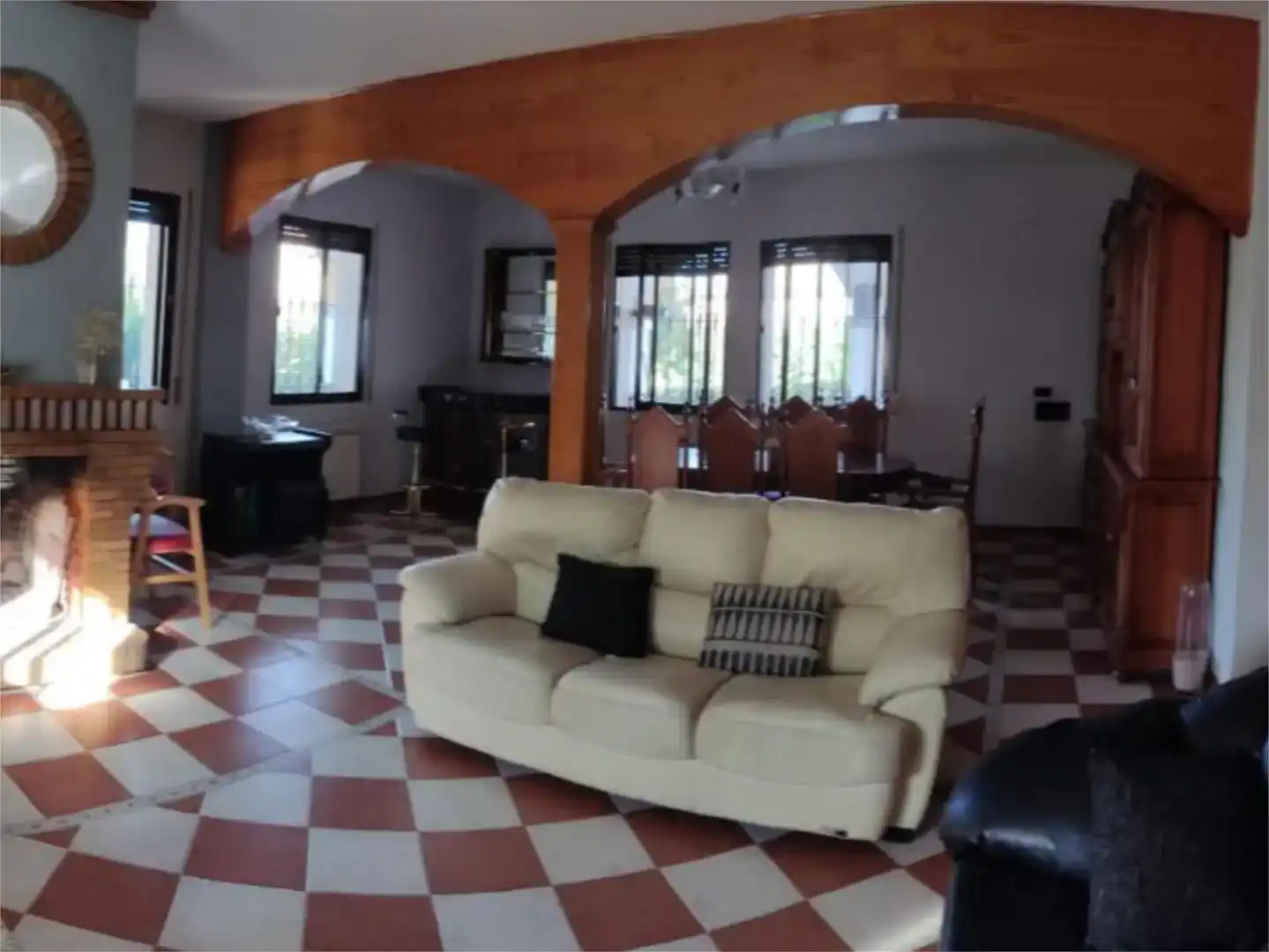 Sala d'estar de Pis en venda en Santa Elena amb Jardí privat, Traster i Moblat