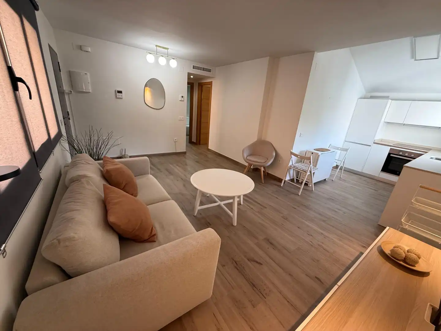 Sala d'estar de Apartament de lloguer en Málaga amb Aire condicionat i Calefacció