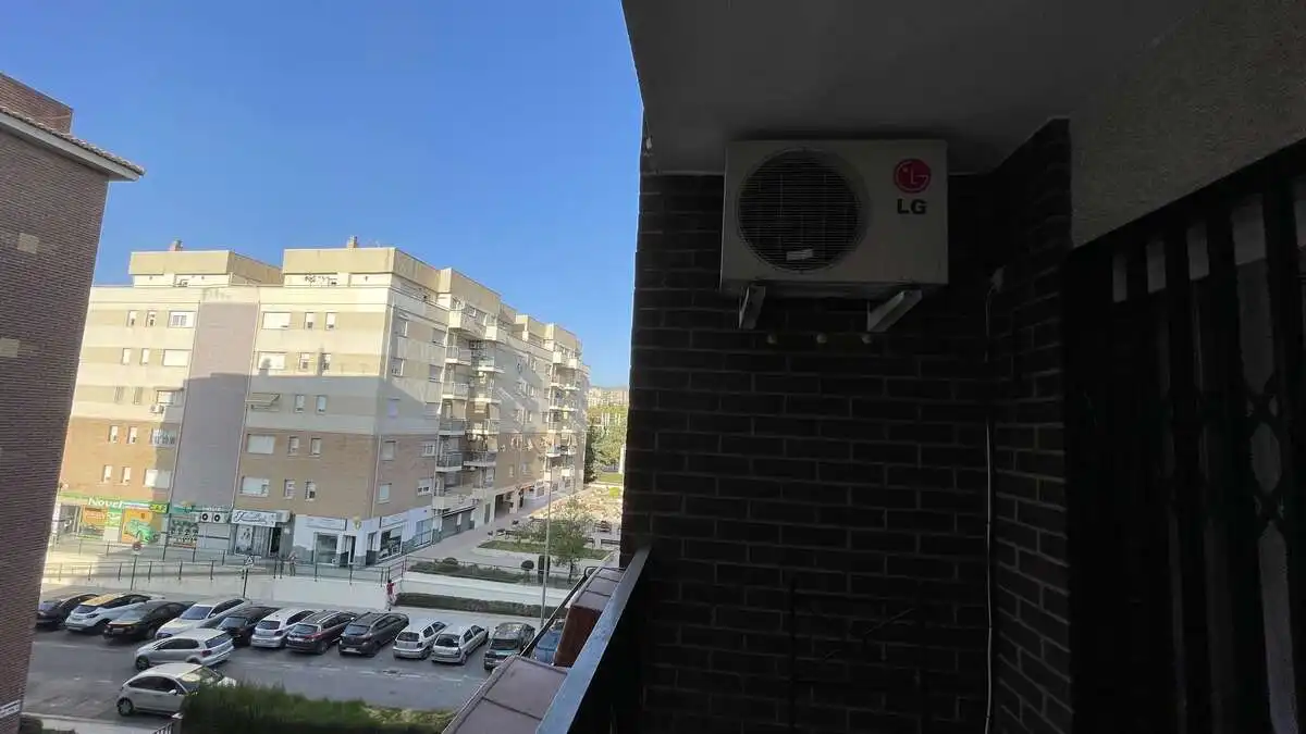 Balcony of Flat for rent in Granada  with Air Conditioner, Heating and Terrace