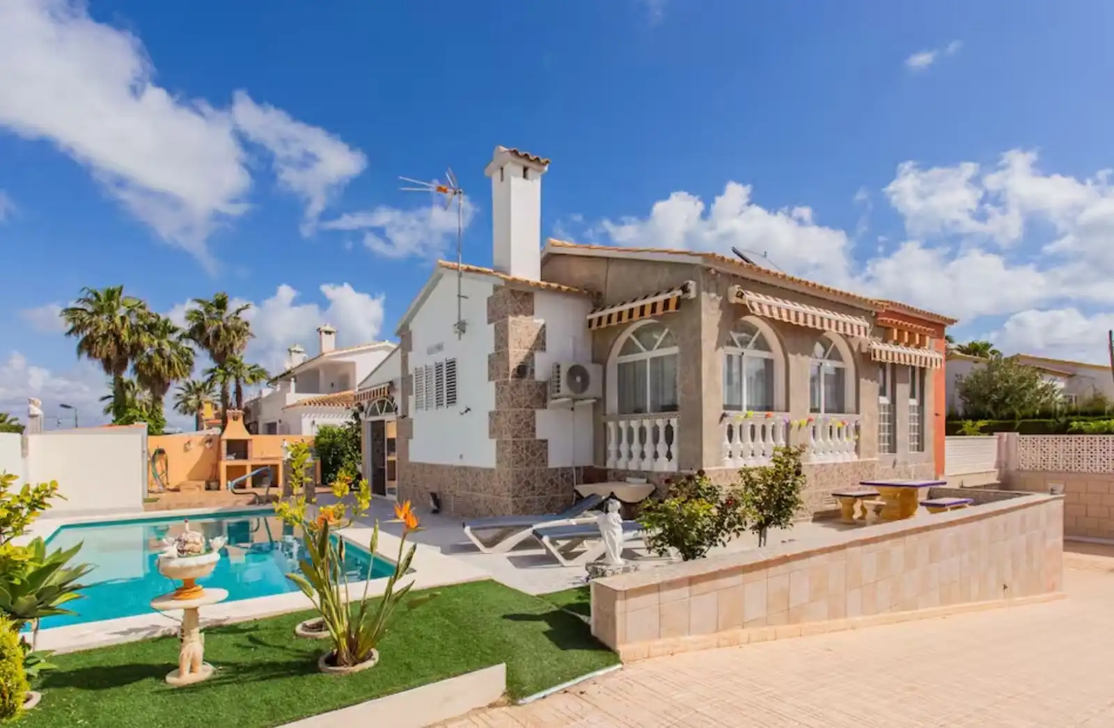 Exterior view of Houses for rent in La Manga del Mar Menor  with Air Conditioner, Heating and Private garden