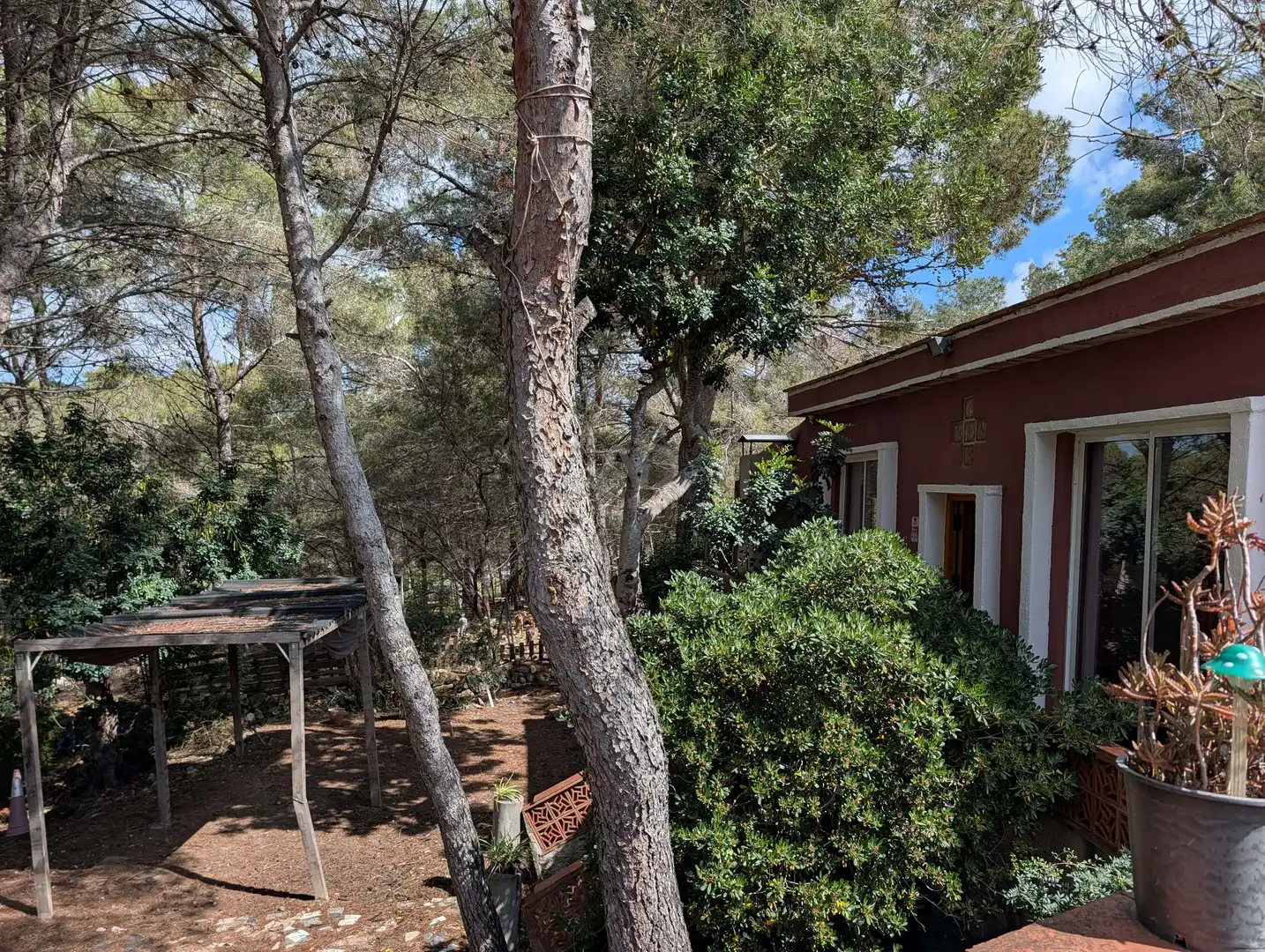 Jardí de Casa o xalet en venda en Vilanova i la Geltrú amb Calefacció, Terrassa i Piscina